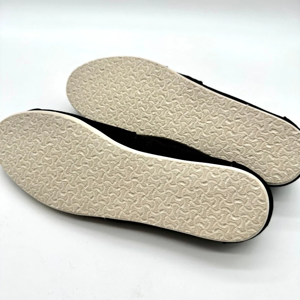 NWT TOMS Classic Alpargata Black Canvas Womens Slip On Shoes 8 - Picture 9 of 9